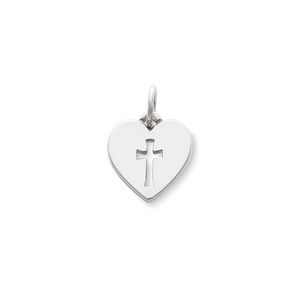 James Avery Crosslet Heart Charm